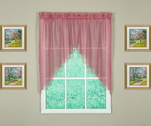 Today's Curtain Emelia Original Paire de voilages, Mauve... - Maison & Cuisine Amazon France à 11.66€