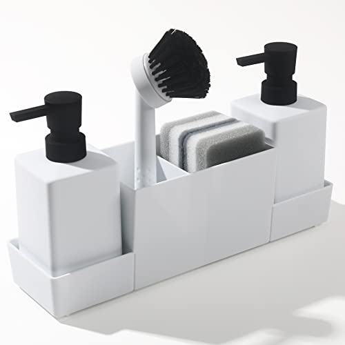 Küchenseifenspender mit Schwammhalter Set für Spülbecken... - Maison & Cuisine Amazon Allemagne à 11.54€