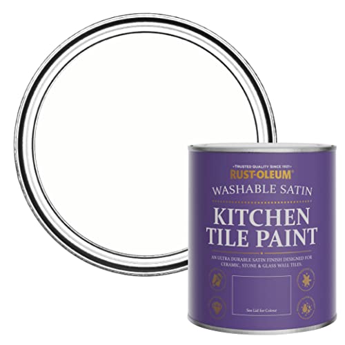 Rust-Oleum White water resistant Kitchen Tile Paint in... - Maison & Cuisine Amazon Royaume-Uni à 11.00€