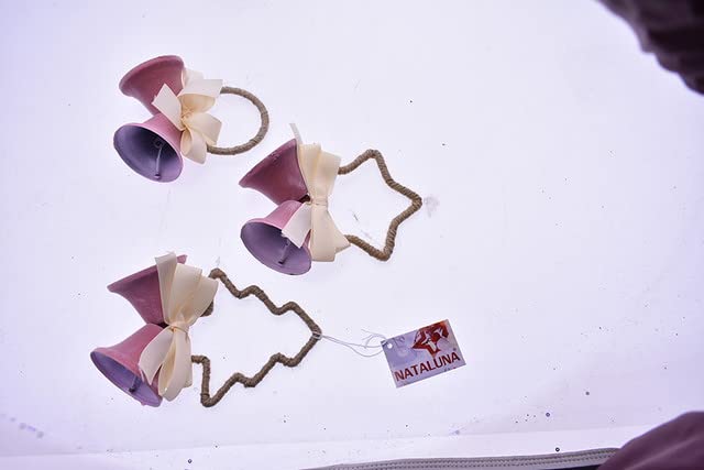 PARTENOPE Hanger Bells Pink 6,5 cm, As Per Picture, One Size - Maison & Cuisine Amazon Royaume-Uni à 1.39€