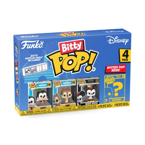 Funko Bitty Pop! 4 Pack: Disney - Goofy - Chip - Minnie... - Jouets & Jeux en promo à 7.40€