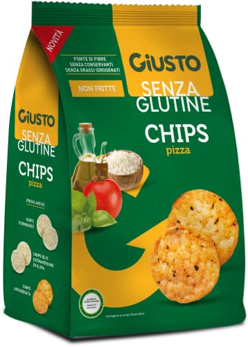 Giusto Chips alla Pizza Senza Glutine, Snack Croccante e... - Épicerie Amazon Italie à 1.90€