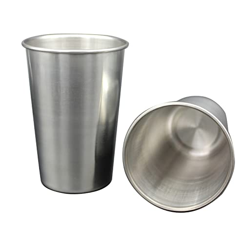 10 Stück Edelstahlbecher 180/320 ml wiederverwendbare... - Maison & Cuisine en promo à 8.88€