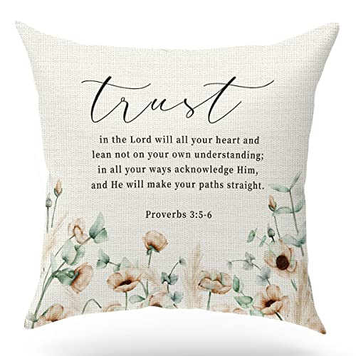 KongMoTree Bible Verse Throw Pillow Case, Blessing Gift... - Deal du jour à 0.50€