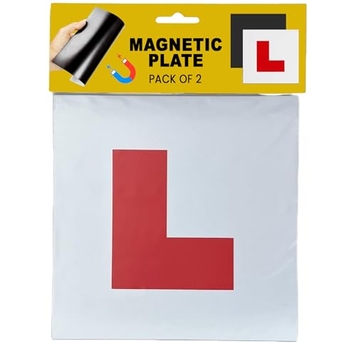 Stick Well Extra Strong 2 Pack L Plates Magnetic For Car... - Deal du jour à 3.99€