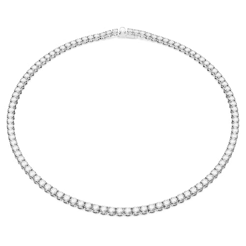 Swarovski Matrix Tennis Halskette, Rundschliff, Weiß... - Deal Amazon à 160.65€