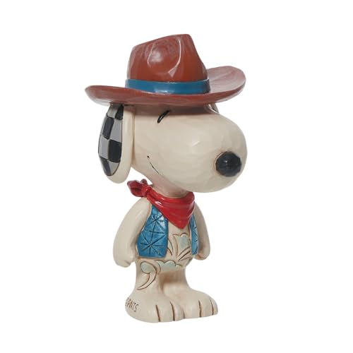 Enesco Peanuts by Jim Shore Mini Figurine de Cowboy Snoopy - Jouets & Jeux Amazon France à 16.07€