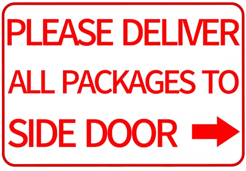 CCPARTON Please Deliver All Packages to Side Door Right... - Sports & Fitness Amazon Royaume-Uni à 1.00€