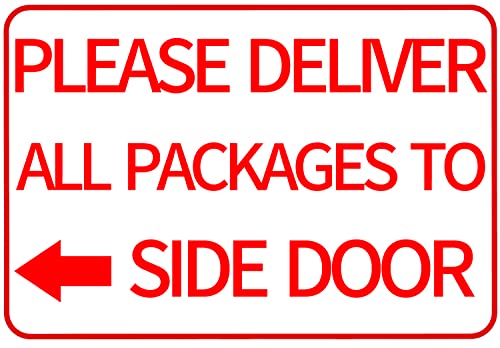 CCPARTON Please Deliver All Packages to Side Door Left... - Sports & Fitness Amazon Royaume-Uni à 1.00€