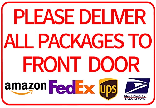CCPARTON Please Deliver All Packages to Front Door Delivery... - Sports & Fitness Amazon Royaume-Uni à 1.00€