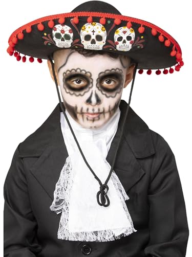 Smiffys Sombrero imprimé jour des morts pour enfants... - Jouets & Jeux Amazon France à 6.47€