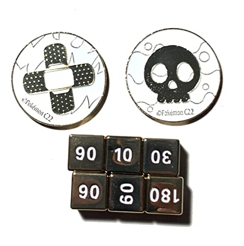 Pokemon - Metal Damage Counter & Poison/Burn Markers... - Jeux Vidéo & Consoles Amazon Royaume-Uni à 20.68€