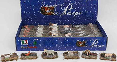 euronatale Scene 4x9 Animals in Fence Ass, As Per Picture... - Animalerie Amazon Royaume-Uni à 1.84€