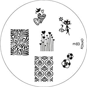 Konad Schablone Stamping Stampingschablone M83 - Loisirs Créatifs Amazon Allemagne à 1.49€