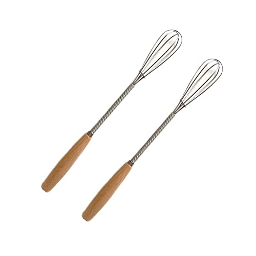 ARFUKA Lot de 2 mini fouets en acier inoxydable avec... - Sports & Fitness Amazon France à 10.52€