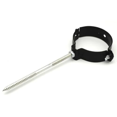 Collier Pour Fixation De Tuyaux Fumée Peint Noir Diam. 150 - Jardin & Extérieur Amazon France à 4.51€