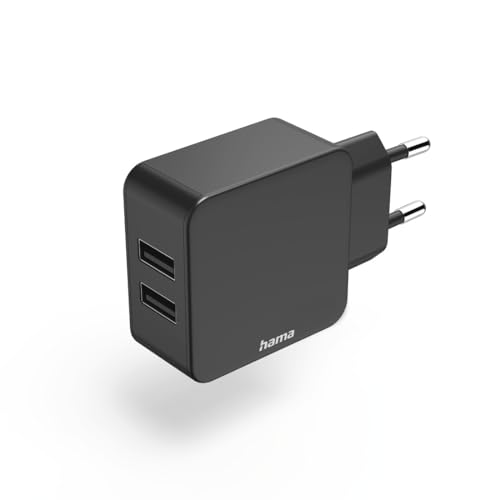 Hama Chargeur Double USB-A 12W – Bloc Secteur Universel... - Tech & Electronics Amazon France à 13.00€