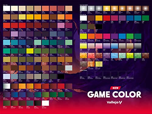 Color Chart Vallejo CC266: Game Color & Xpress Color - Jouets & Jeux Amazon Italie à 1.00€