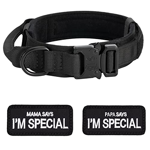 Collar táctico Grande para Perro, Collar Duradero con asa... - Animalerie Amazon Espagne à 12.71€