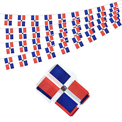 Guirlande de drapeau dominicain de 15,2 m, mini drapeau... - Maison & Cuisine Amazon France à 13.00€