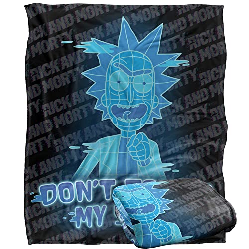 RICK AND MORTY Silky Touch Super Soft Throw Blanket 152 x... - Maison & Cuisine en promo à 14.06€