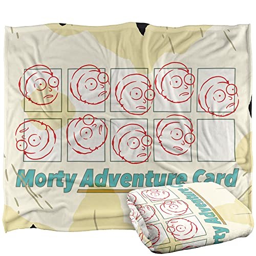 RICK AND MORTY Blanket, 152 x 127 cm Morty Adventure Card... - Maison & Cuisine Amazon Royaume-Uni à 9.96€