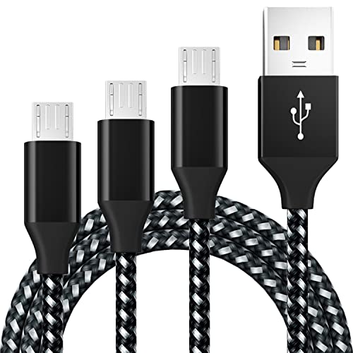 BIBTIM Micro USB Ladekabel 1M 2M 3M, USB 2.0 A-Stecker auf... - High-Tech & Électronique en promo à 9.99€