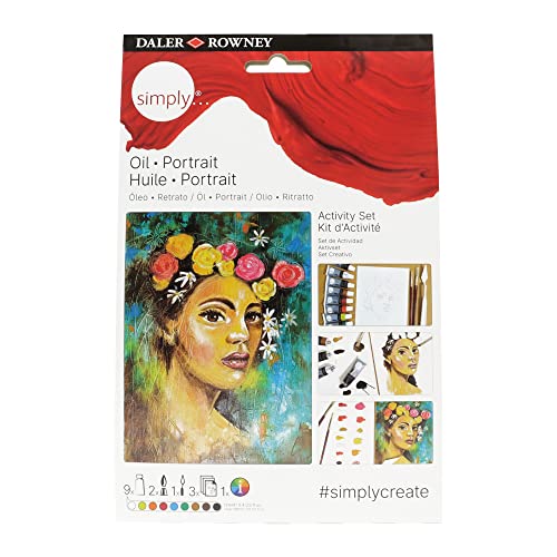 Daler-Rowney Simply Portrait Activity Set, Oil Paint, DIY... - Bricolage & Outils en promo à 10.02€