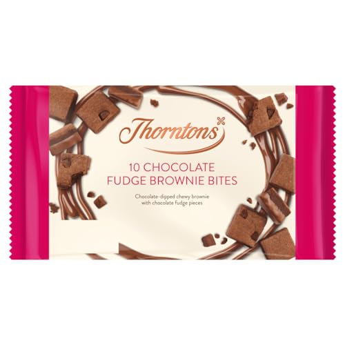 Thorntons 10 Chocolate Fudge Brownie Bites - Épicerie Amazon Royaume-Uni à 1.00€