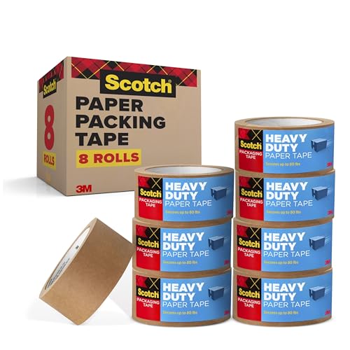 Scotch Box Lock Paper Packaging Tape, 1 Roll , 48 mm x 22.8... - Home & Kitchen Amazon UK à 3.00€