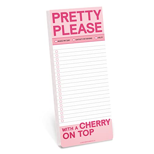 Knock Knock Pretty Please Make-A-List Pad - Bloc de lista... - Fournitures Bureau en promo à 24.35€