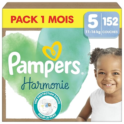 Pampers Harmonie, Taille 5, 152 Couches, 11-16kg... - Maison & Cuisine en promo à 46.80€