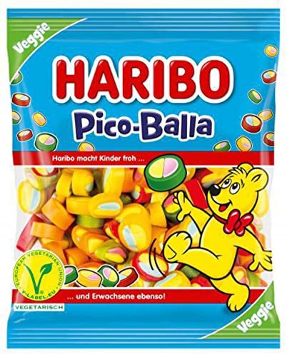 HARIBO Bonbon,Pico Balla,Dragees,Bonbons,160 Gramme Total 1... - Épicerie Amazon France à 1.57€