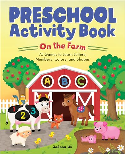 Preschool Activity Book On The Farm: 75 Games to Learn... - Jouets & Jeux Amazon Italie à 9.50€