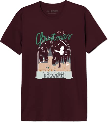 Harry Potter - Camiseta para Hombre, Granate, L - Bon plan à 8.20€