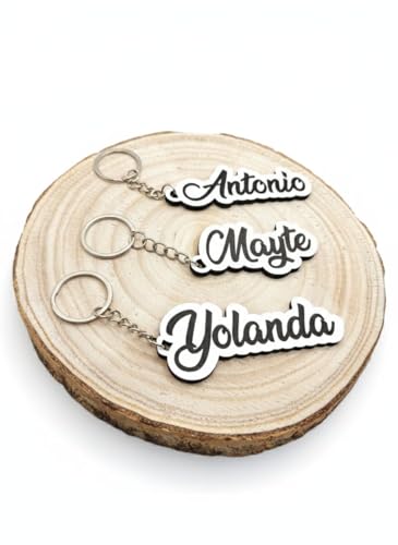 BurningWood Llavero Personalizado madera Blanca con Nombre... - Loisirs Créatifs Amazon Espagne à 1.89€
