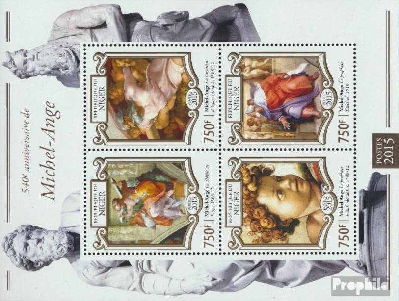 Prophila Collection Níger 3315-3318 Sheetlet (Completa.... - Maison & Cuisine Amazon Espagne à 1.68€