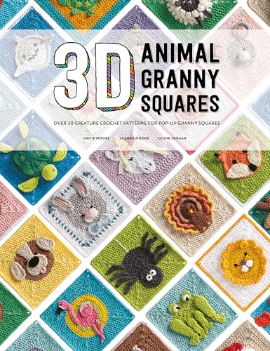 3D Animal Granny Squares: Over 30 Creature Crochet Patterns... - Pet Supplies Amazon UK à 2.99€