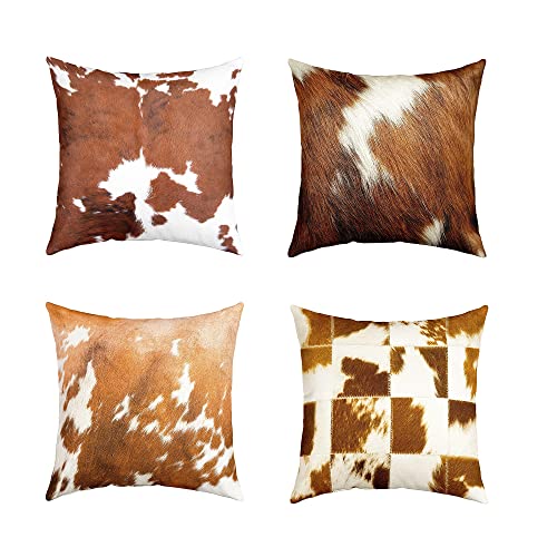 Homewish Federe decorative in pelle di mucca, 45 x 45... - Tech & Electronics Amazon Italy à 20.53€