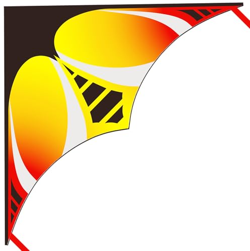 HONBO Cerf-Volant Delta pour Enfants et Adultes... - Jouets & Jeux Amazon France à 11.69€