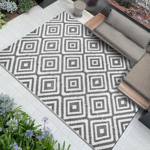 Famibay Outdoor Teppich Wetterfest Outdoor Teppich Balkon... - Jardin & Extérieur Amazon Allemagne à 25.58€