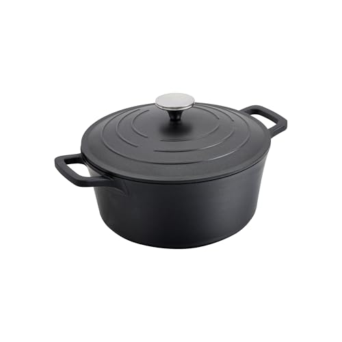 Commichef Runde Kasserolle, Auflaufform, Schwarz... - Home & Kitchen Amazon Germany à 33.14€