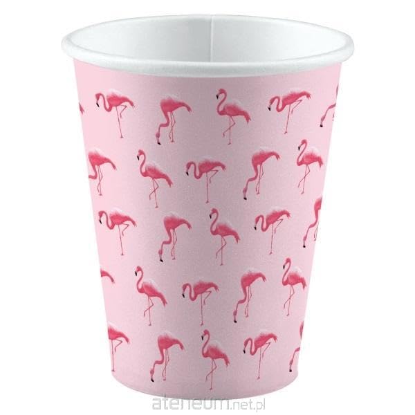 amscan 8 bicchieri Flamingo Paradiso - Bon plan à 2.49€