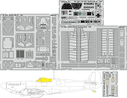 Eduard - Spitfire MK.XII - Loisirs Créatifs en promo à 29.80€
