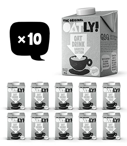 OATLY Oat Drink Barista Edition 500ml (Pack of 10) - Épicerie Amazon Royaume-Uni à 6.92€