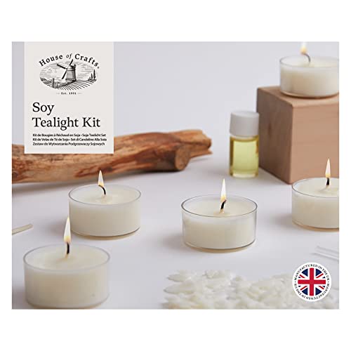 House Of Crafts Soy Tealight, Single Craft Kit Set, Beige... - Beauté & Parfums Amazon Royaume-Uni à 6.70€
