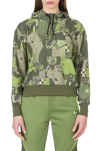 VR46 Riders Academy FILA Collection,Fleece,Donna,Green,M en promo à 60€ (-50%) sur Amazon FR