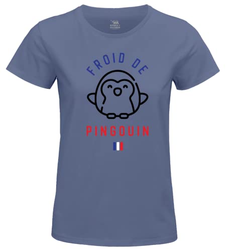 REPUBLIC OF CALIFORNIA Camiseta para Mujer, Vaquero, L - Amazon Espagne à 8.67€