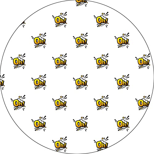 Bonateks, Round Digital Printed Mouse Pad, Non-Slip Base... - High-Tech & Électronique Amazon Royaume-Uni à 7.85€