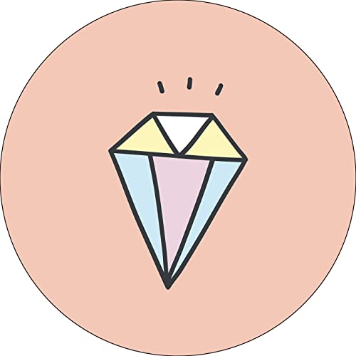 Bonateks, Round Digital Printed Mouse Pad, Non-Slip Base... - High-Tech & Électronique Amazon Royaume-Uni à 6.79€